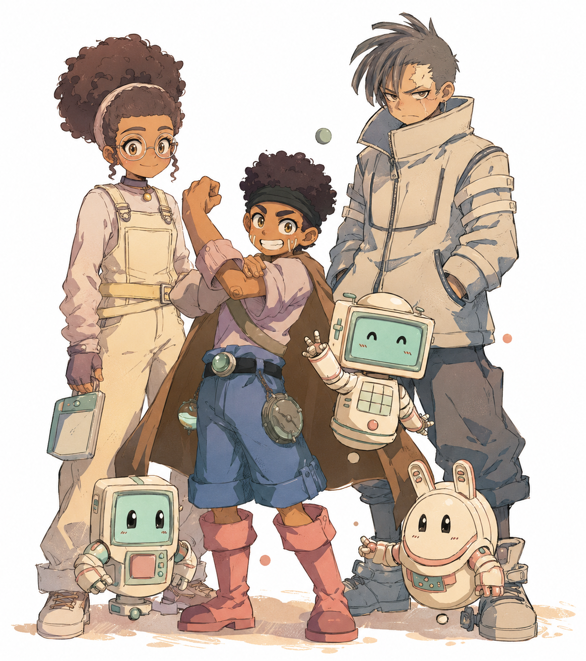 Mez and the crew